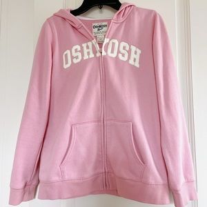 Oshkosh kids pink sweater coat